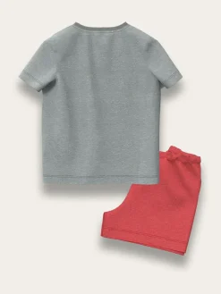 Brand Threads Grey & Red Spidey and His Amazing Friends 100% Cotton Top and Short Set^ Shorts