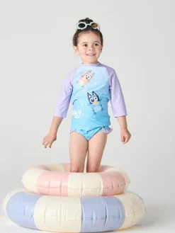 Discount Brand Threads Multi Bluey Girls Swim Set