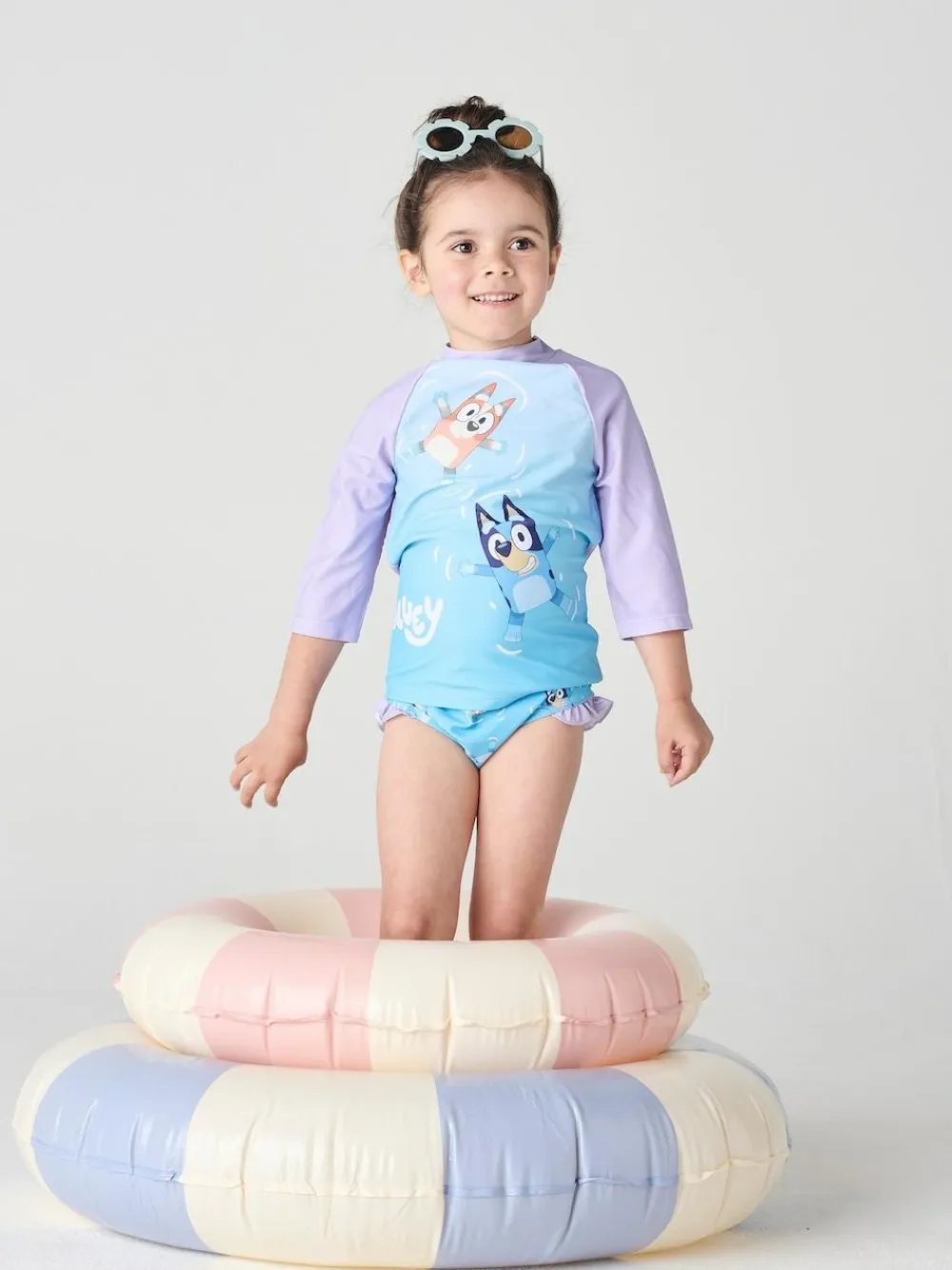 Discount Brand Threads Multi Bluey Girls Swim Set