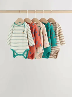 Online Next Bright Baby Bodysuits 5 Pack