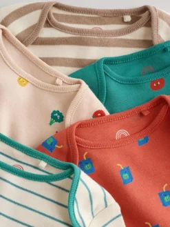 Online Next Bright Baby Bodysuits 5 Pack