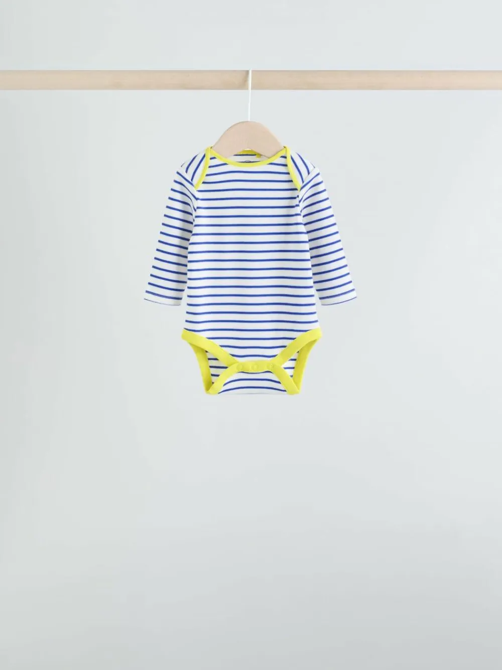 Hot Next Baby Long Sleeve Bodysuits 5 Pack Bright