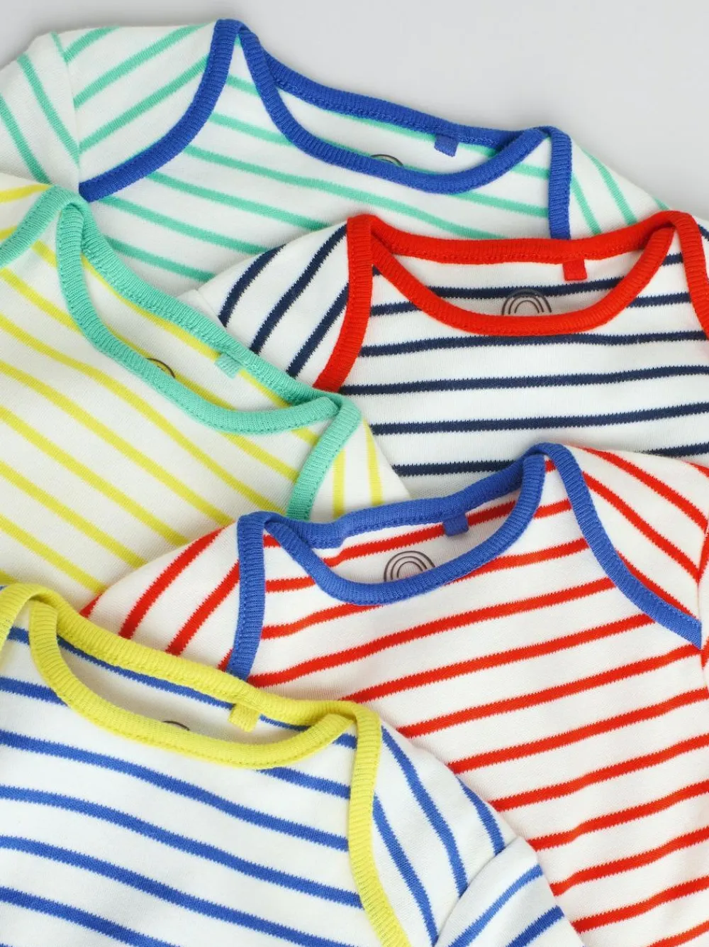 Hot Next Baby Long Sleeve Bodysuits 5 Pack Bright