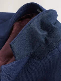 Next Bright Blue Regular Fit Textured Suit Jacket^ Blue Suits|Blazers & Formal Jackets