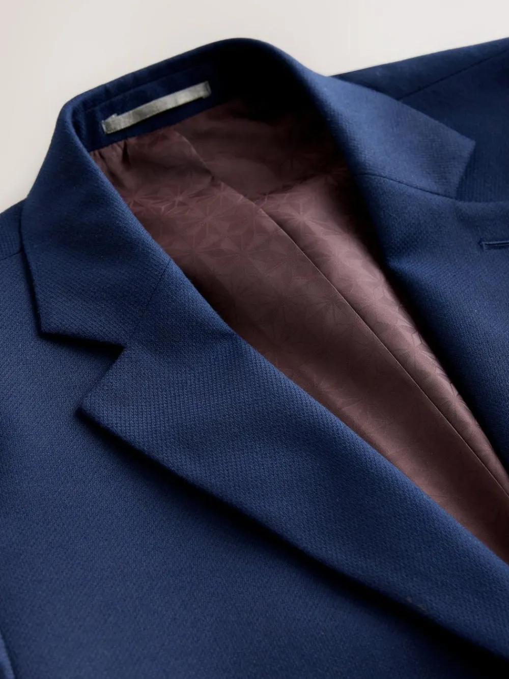Next Skinny Fit Textured Suit Jacket^ Blue Suits|Blazers & Formal Jackets