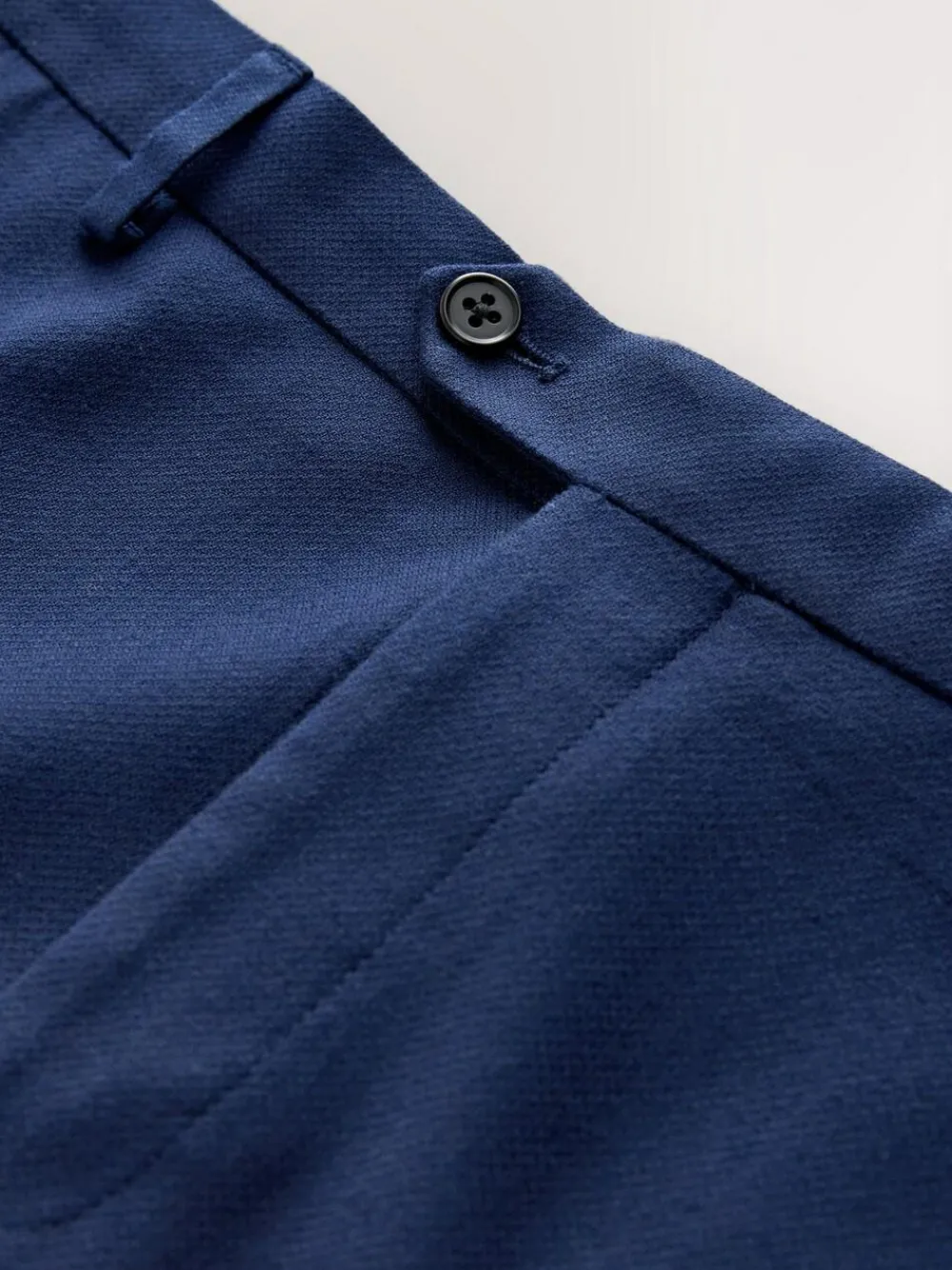 Discount Next Skinny Fit Textured Suit Trousers Bright Blue