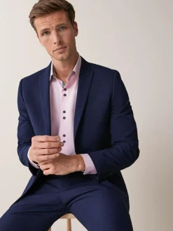 Next Skinny Fit Two Button Suit Jacket^ Blue Suits|Blazers & Formal Jackets