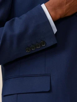 Next Bright Blue Slim Fit Textured Suit Jacket^ Blue Suits|Blazers & Formal Jackets