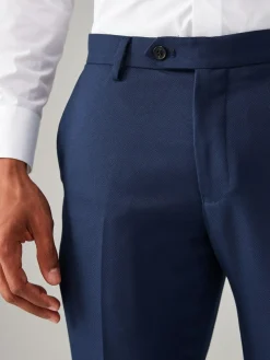 Next Tailored Fit Textured Suit Trousers^ Pants & Chinos