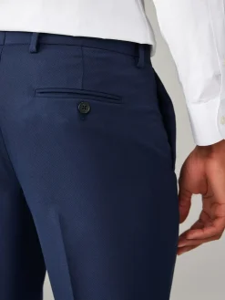 Next Tailored Fit Textured Suit Trousers^ Pants & Chinos