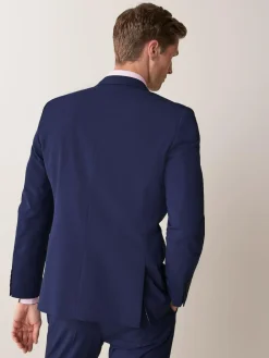 Sale Next Tailored Fit Two Button Suit Jacket Bright Blue