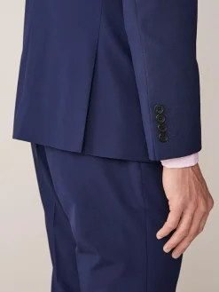 Sale Next Tailored Fit Two Button Suit Jacket Bright Blue