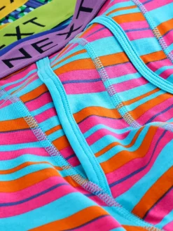 Next Bright Blue/Orange Spot 10 pack A-Front Boxers^ Underwear|Underwear