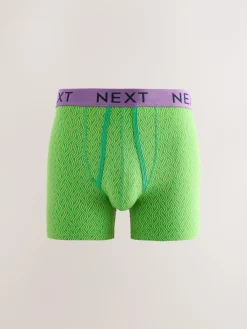 Next Bright Blue/Orange Spot 10 pack A-Front Boxers^ Underwear|Underwear