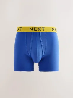 Next Bright Blue/Orange Spot 10 pack A-Front Boxers^ Underwear|Underwear