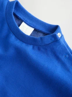 Online Next Bright Blues Baby Sweatshirt and Joggers Set 6 Piece (0mths-3yrs)