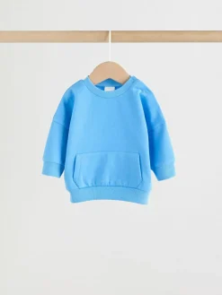 Online Next Bright Blues Baby Sweatshirt and Joggers Set 6 Piece (0mths-3yrs)