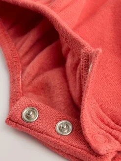 Outlet Next Baby Denim Dungarees and Bodysuit Set (0mths-2yrs) Bright Character Stripe