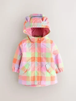 Next Bright Check Waterproof Printed Jacket (6mths-7yrs)^ Coats, Jackets & Pramsuits|Coats, Jackets & Pramsuits