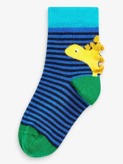 Best Next Bright Dino 10 Pack Cotton Rich Socks