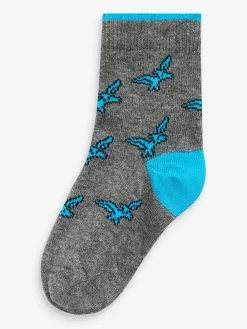 Best Next Bright Dino 10 Pack Cotton Rich Socks