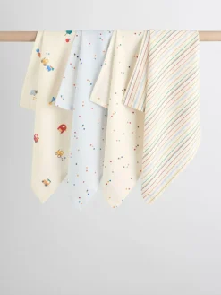 Next Bright Farm Baby Muslin Cloths 4 Pack^ Unisex|Newborn Accessories