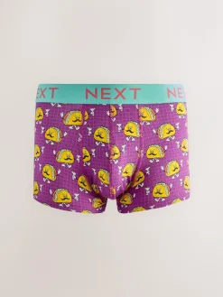 Hot Next 5 Pack Hipster Boxers 5 Pack Bright Food Print