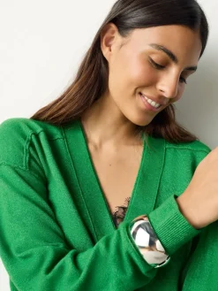 Next Bright Green Supersoft V-Neck Cardigan With Pockets^Women Knitwear|Knitwear