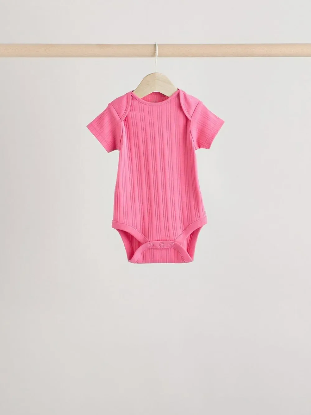 Next Bright Pink 5 Pack Short Sleeve Baby Bodysuits^ Bodysuits & Vests|Vests