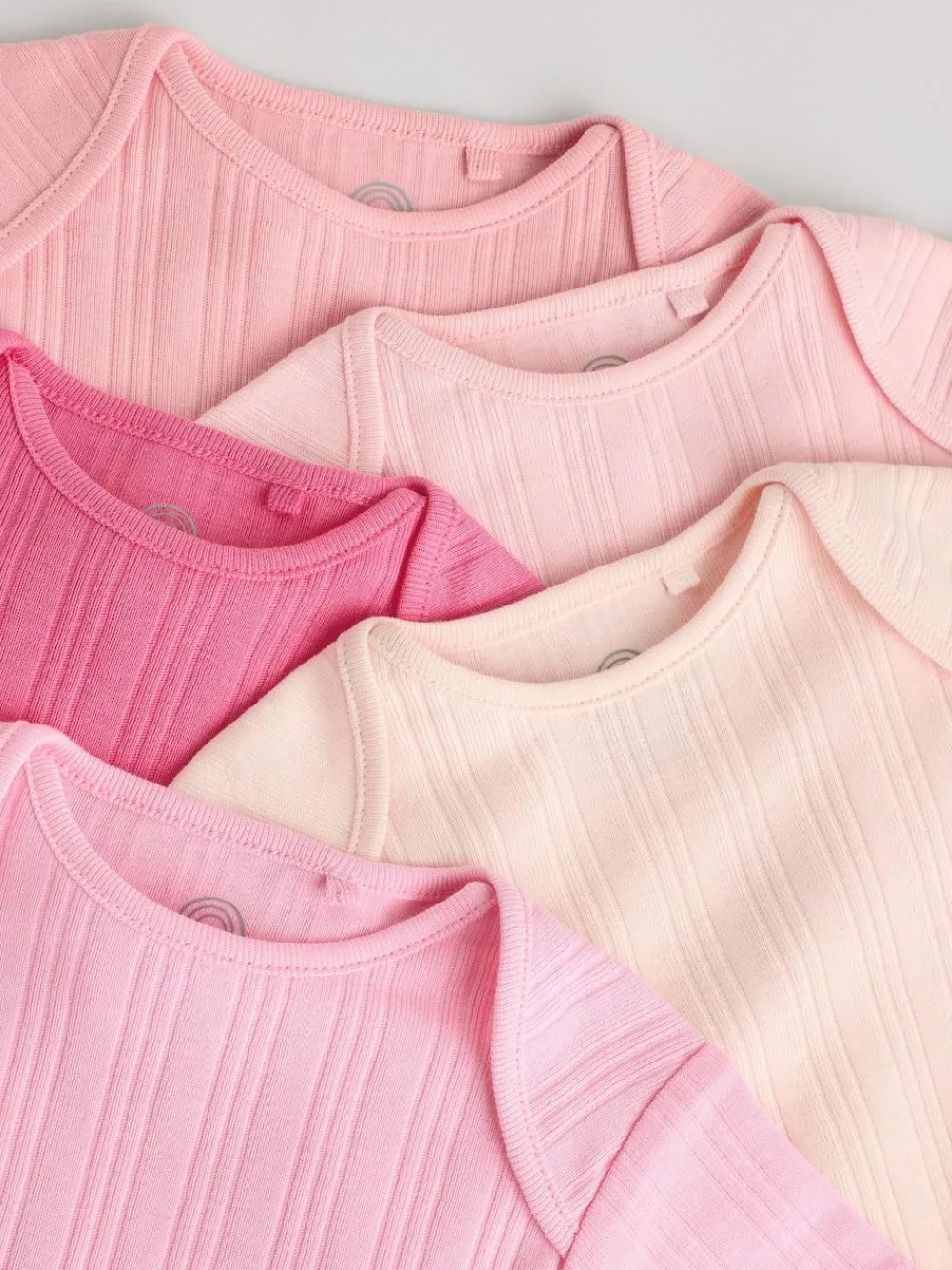 Next Bright Pink 5 Pack Short Sleeve Baby Bodysuits^ Bodysuits & Vests|Vests