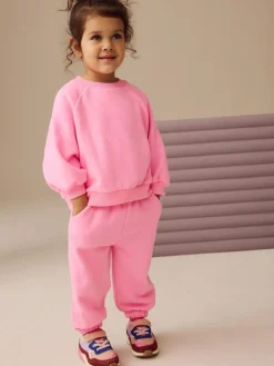 Discount Next Cuffed Sweat Joggers (3mths-7yrs) Bright Pink