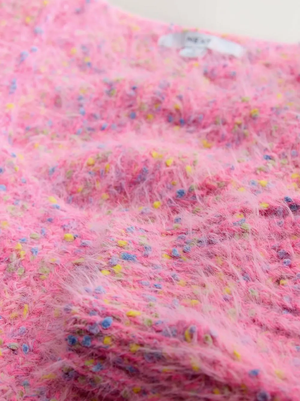 Next Fuzzy Texture V-Neck Knitted Jumper^Women Knitwear|Knitwear