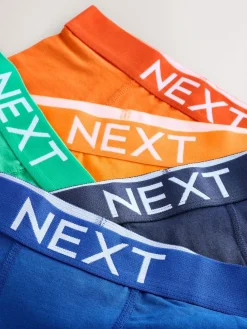 Next Bright Plain Trunks 5 Pack (1.5-16yrs)^BOY Multipacks|Underwear