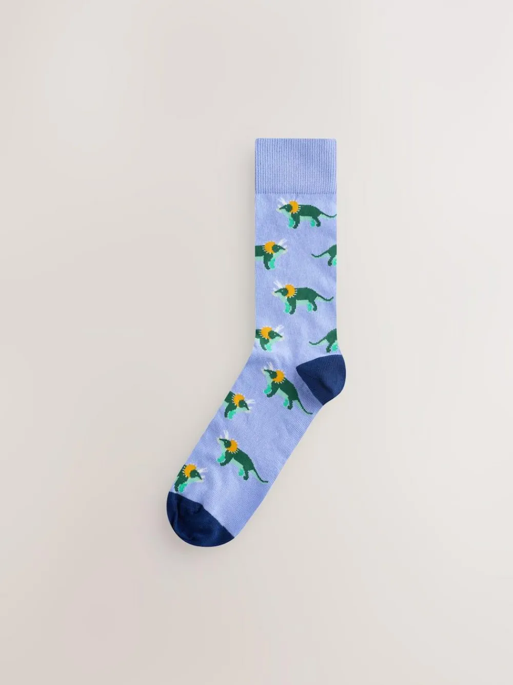 Next Bright Red/Blue/Orange Dinosaur Pattern Socks 8 Pack^ Socks|Socks