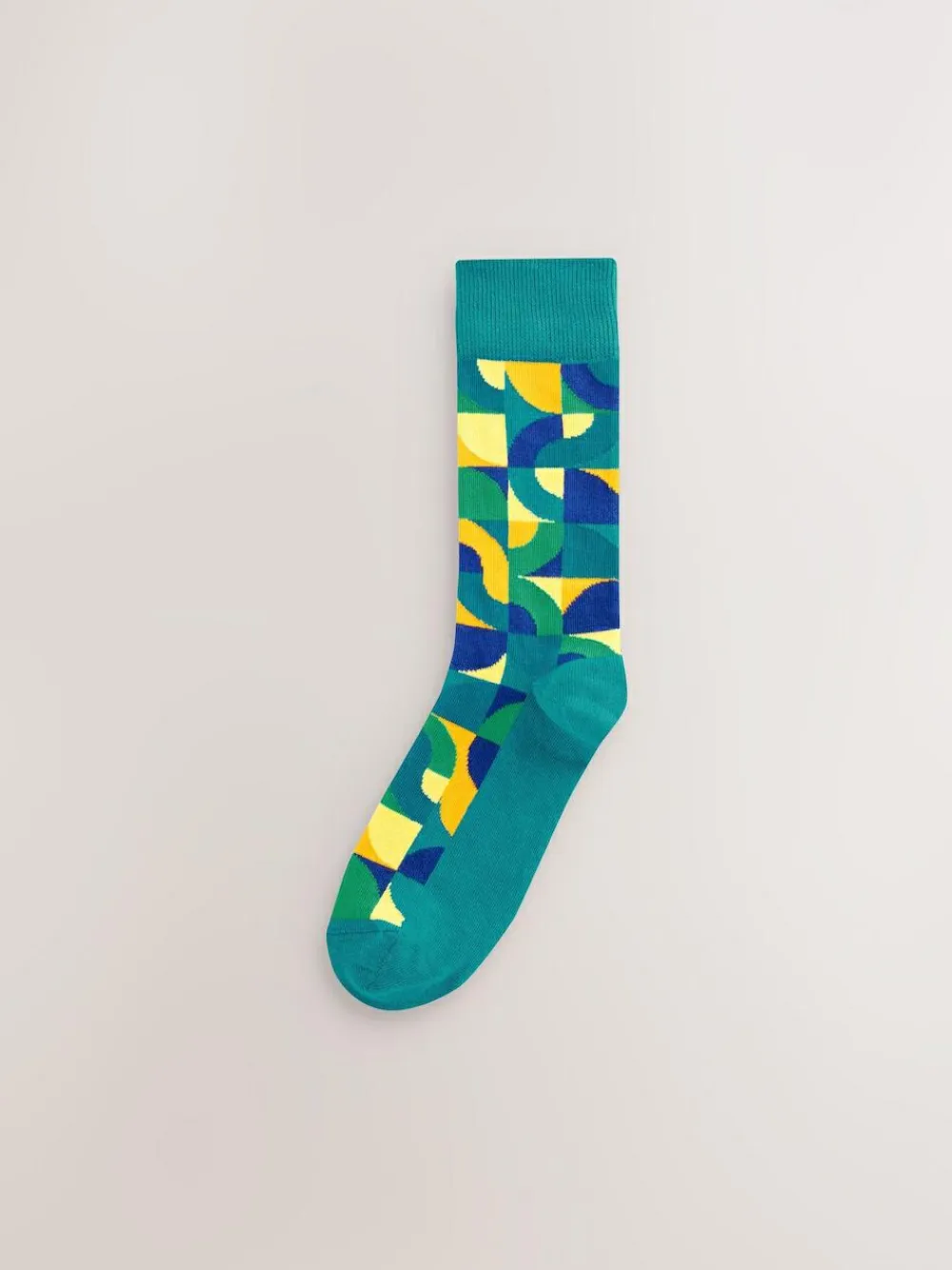 Next Bright Red/Green Geo Pattern Socks 8 Pack^ Socks|Socks