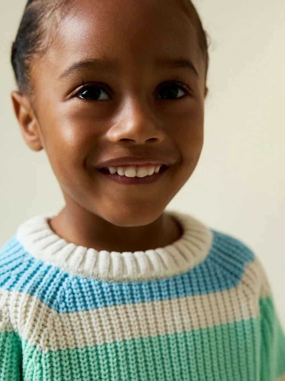 Hot Next Chenille Knitted Crew Neck Jumper (3mths-7yrs) Bright Stripe