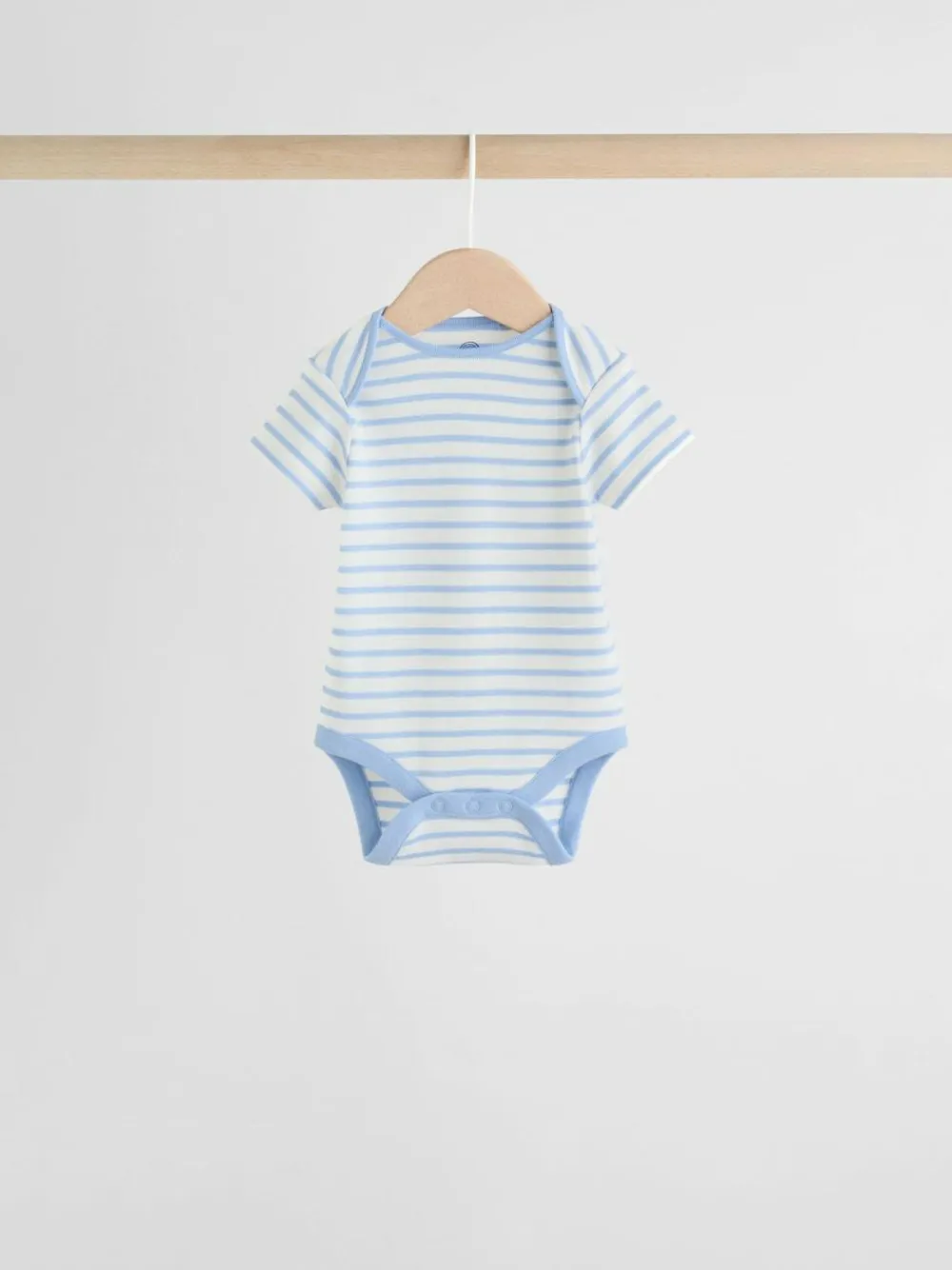 Next Bright Stripe Short Sleeve Baby Bodysuits 5 Pack^BOY Multipacks|Bodysuits & Vests