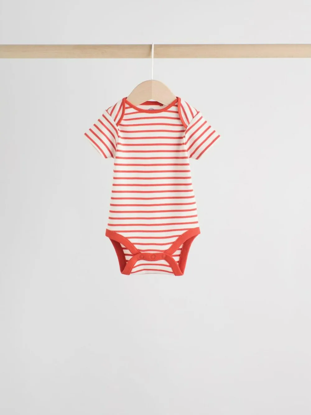 Next Bright Stripe Short Sleeve Baby Bodysuits 5 Pack^BOY Multipacks|Bodysuits & Vests