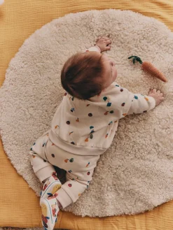 Discount Next Sweat Top and Joggers Baby Set (0mths-2yrs) (0mths-2yrs) Bright Veg Print