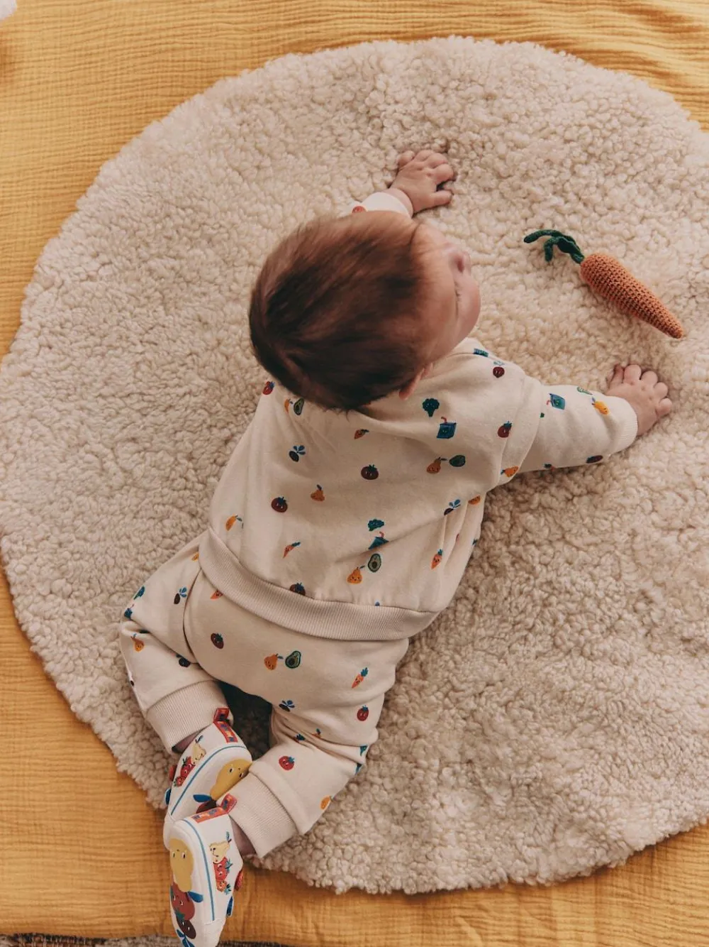 Discount Next Sweat Top and Joggers Baby Set (0mths-2yrs) (0mths-2yrs) Bright Veg Print