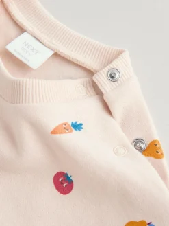 Discount Next Sweat Top and Joggers Baby Set (0mths-2yrs) (0mths-2yrs) Bright Veg Print