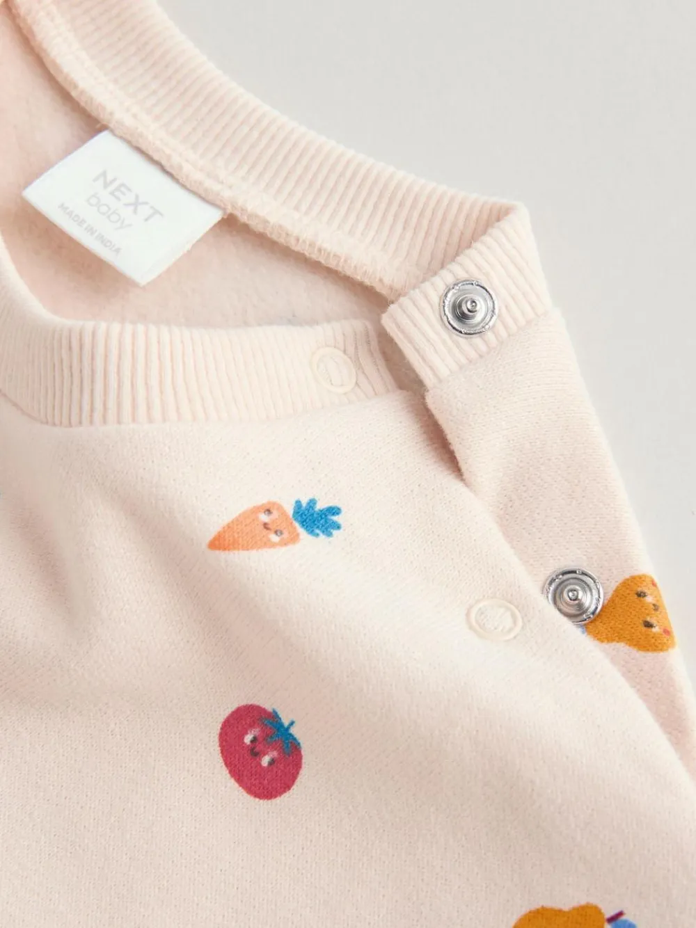 Discount Next Sweat Top and Joggers Baby Set (0mths-2yrs) (0mths-2yrs) Bright Veg Print