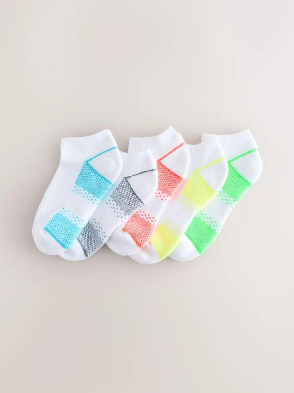 Next Cushioned Footbed Sports Trainers Socks 5 Pack^BOY Socks