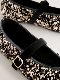 New Next Forever Comfort® Embellished Sequin Mary Jane Shoes Bronze