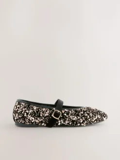 New Next Forever Comfort® Embellished Sequin Mary Jane Shoes Bronze