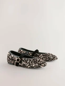 New Next Forever Comfort® Embellished Sequin Mary Jane Shoes Bronze