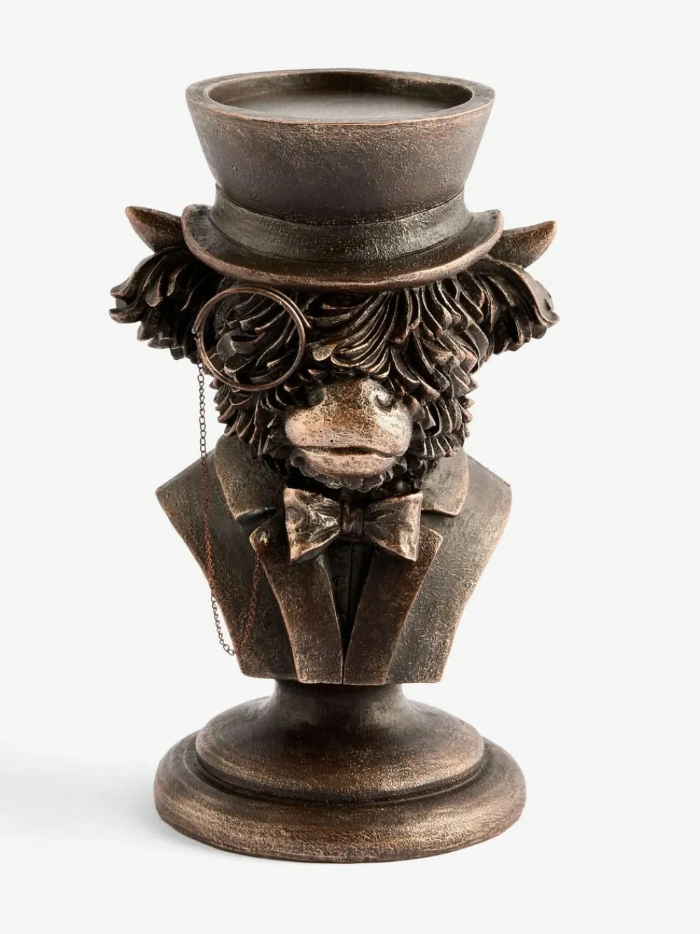 Next Bronze Hamish Pillar Candle Holder^ Candle Holders & Lanterns