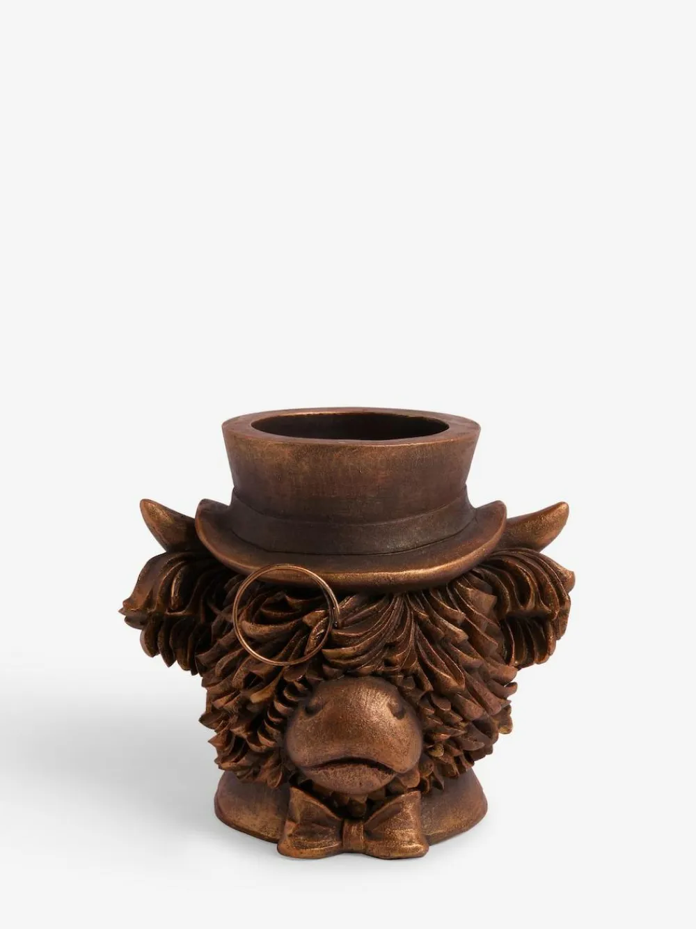 Hot Next Bronze Hamish The Highland Cow Flower Vase