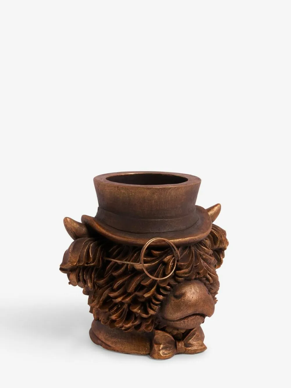 Hot Next Bronze Hamish The Highland Cow Flower Vase
