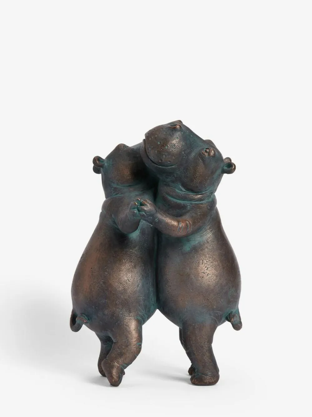 Discount Next Bronze Hattie and Henry Dancing Hippos